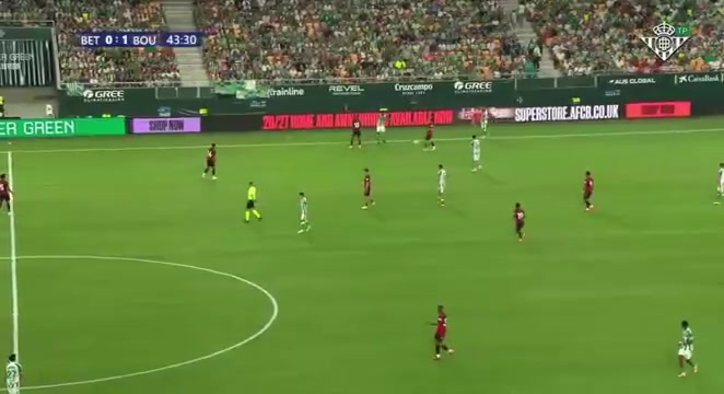 季前热身赛贝蒂斯2-2伯恩茅斯 第43分钟冲突两人染红 季前热身赛贝蒂斯2-2伯恩茅斯 第43分钟冲突两人染红