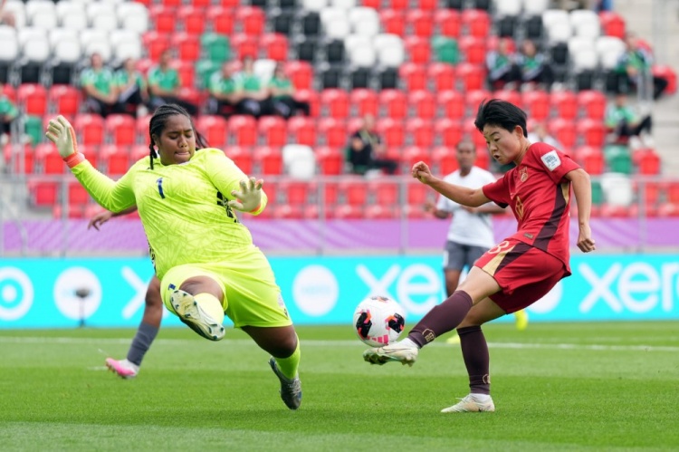 黄嘉欣独中三元 陈睿琳助攻帽子戏法 中国U-20女足五球大胜对手